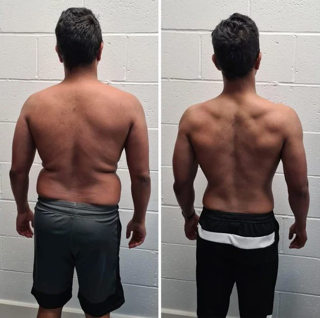 man transformation