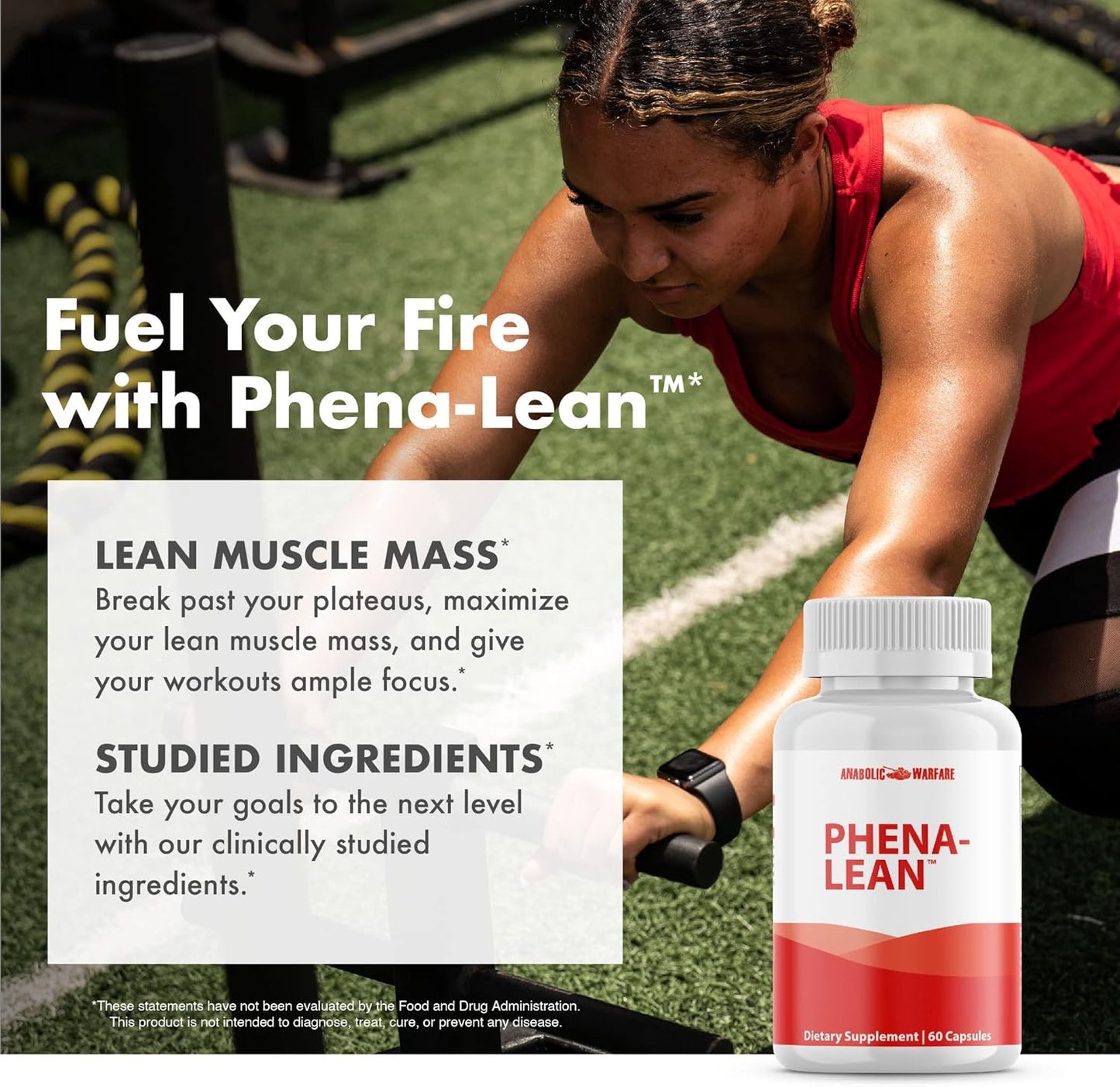 Phena-Lean by Anabolic Warfare, fuels lean muscle mass with studied ingredients