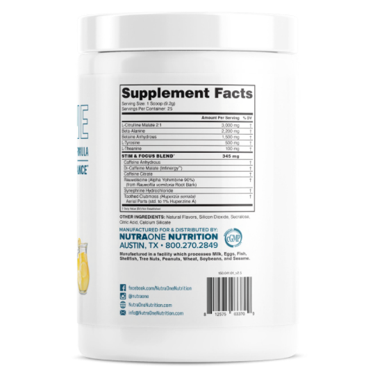 AmpedOne Pre-Workout by NutraOne