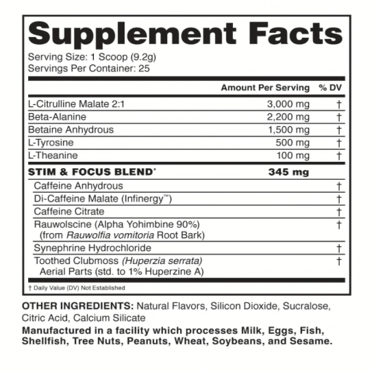 AmpedOne Pre-Workout by NutraOne