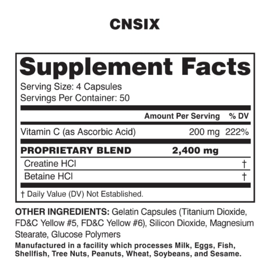 CNSix Creatine by Defyned Brands