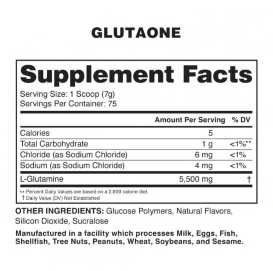 GlutaOne Glutamine by NutraOne