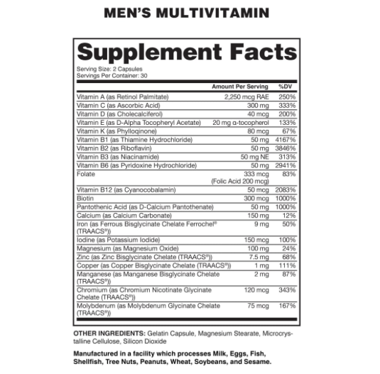 MrOne- NutraOne Multi-Vitamin by Defyned Brands