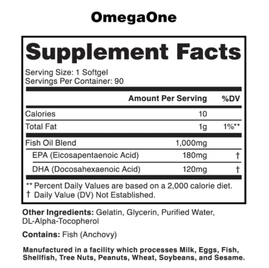 OmegaOne Fish Oil by Defyned Brands