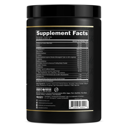Maniac Preworkout by Anabolic Warfare