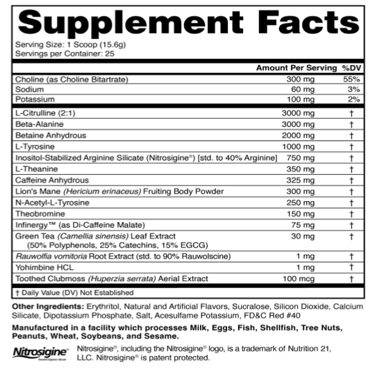 Maniac Preworkout by Anabolic Warfare
