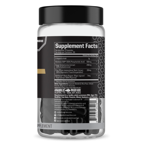 Project Gains test booster by anabolic warfare