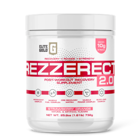Rezzerect 2.0 nighttime recovery supplement by Complete Nutrition — supports deep sleep, muscle recovery, and growth hormone production."