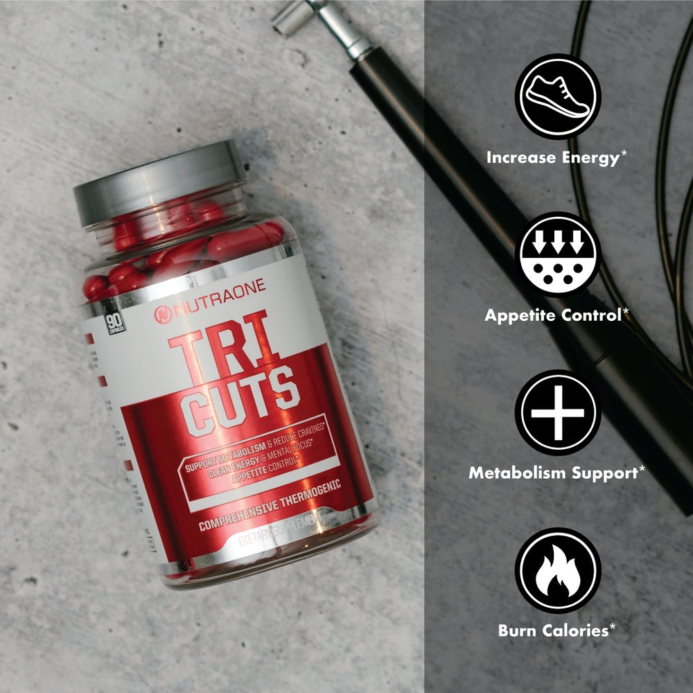 Bottle of tricuts by NutraOne benefits