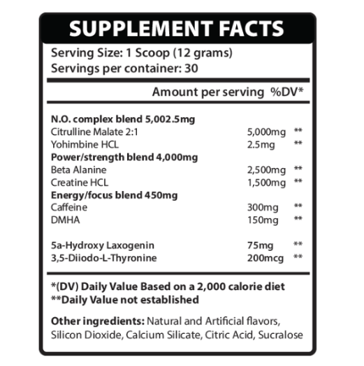 ROWDY Preworkout  by  Freedom Formulations