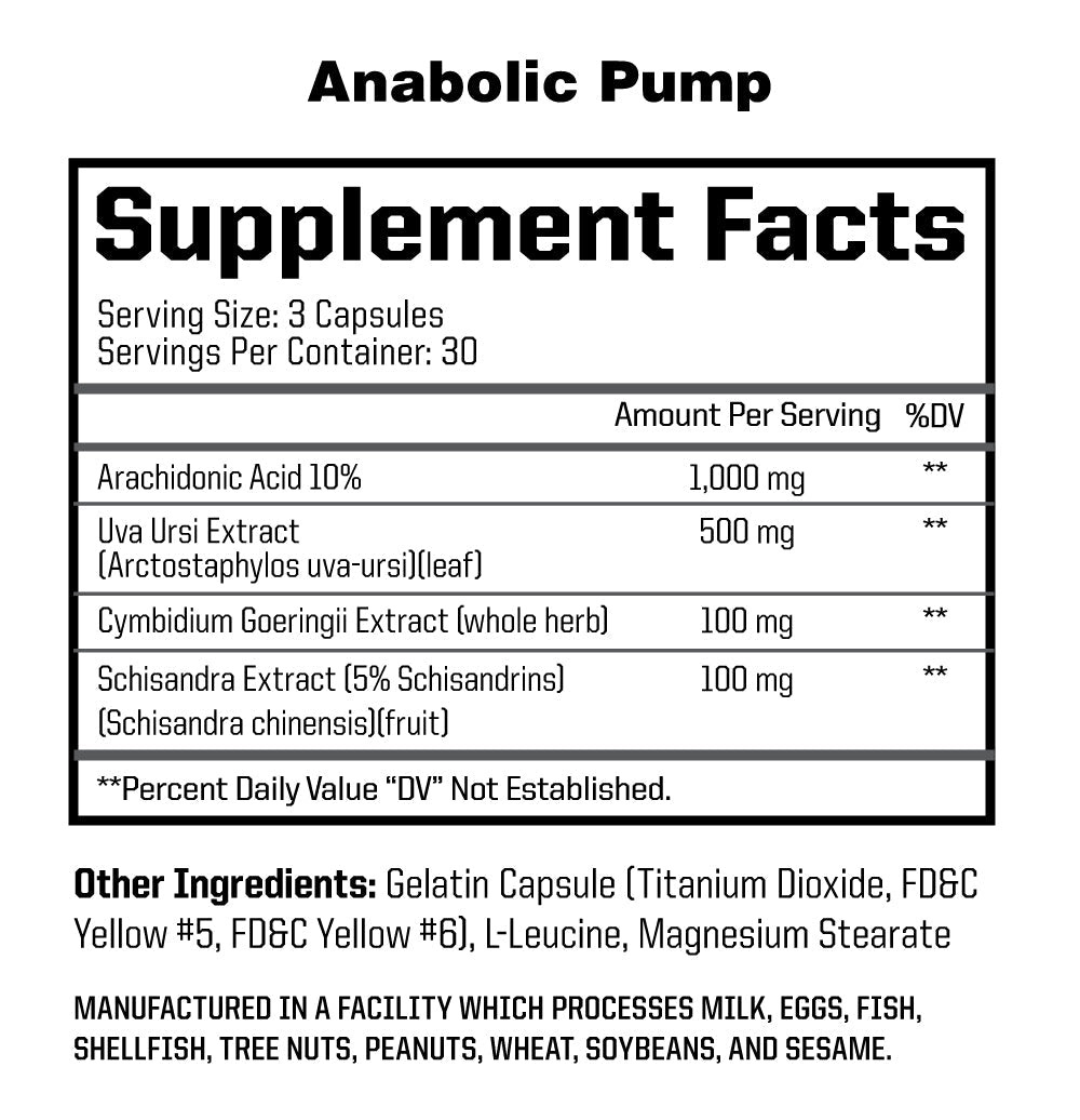 Anabolic Pump Pump product by Anabolic Warfare