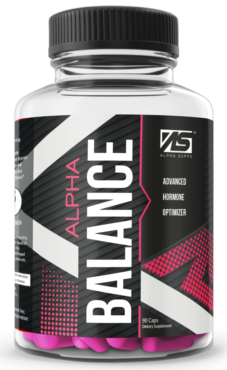 "Alpha Supps Balance, natural hormonal support 