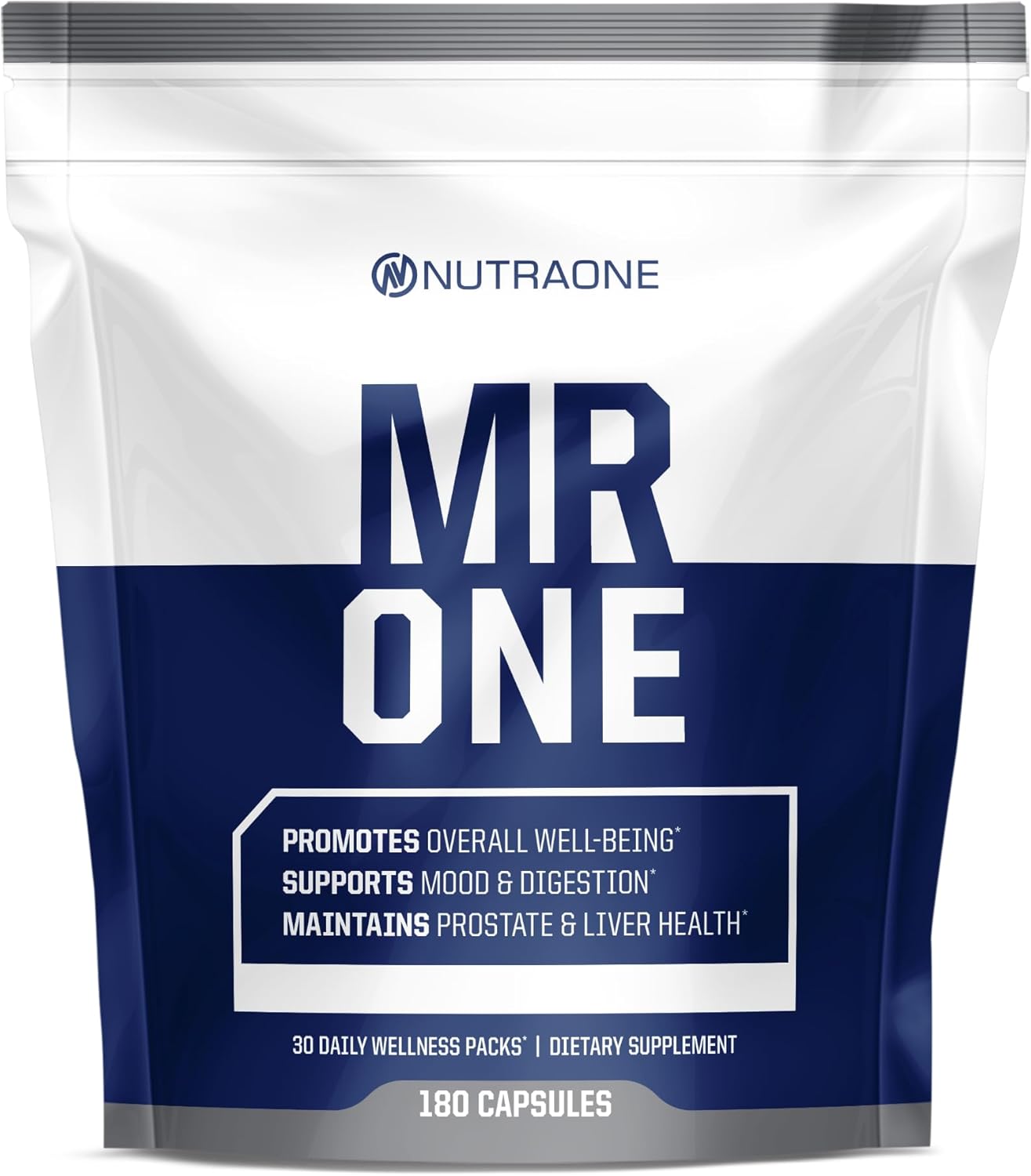 MrOne by NutraOne – Men's daily vitamin and wellness pack.