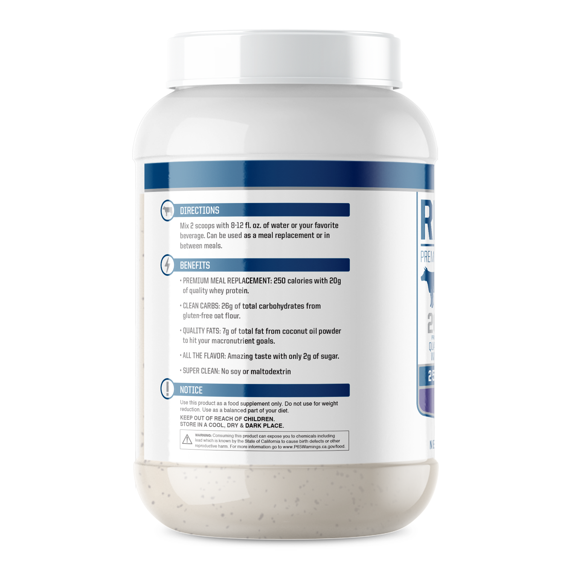 Real Meal meal replacement protein powder by nutraone