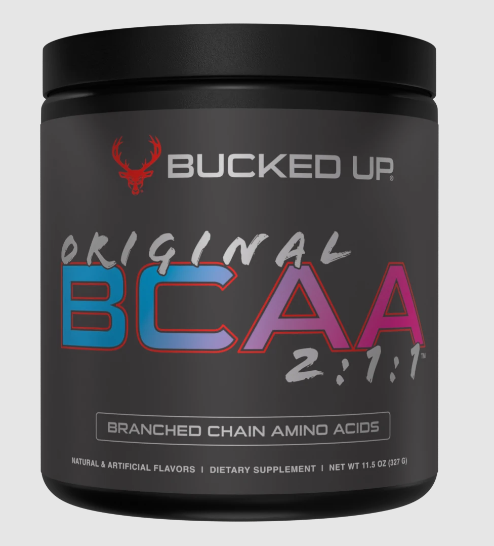 Container of Original BCAA 2:1:1 by Bucked Up