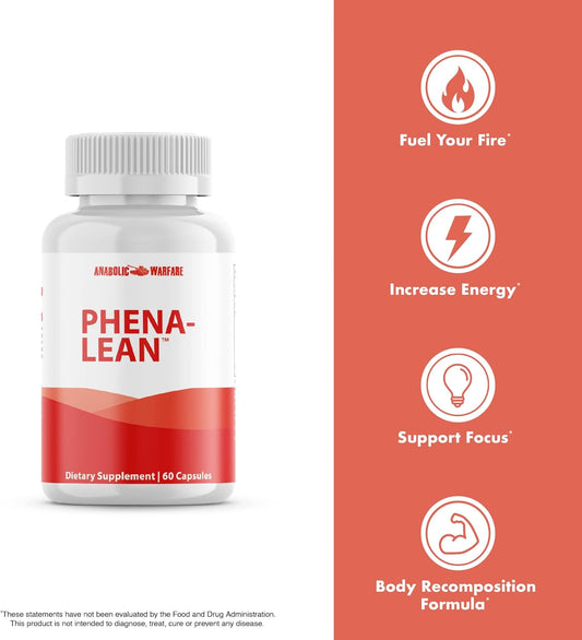 A bottle of Phena-Lean by Anabolic Warfare, 