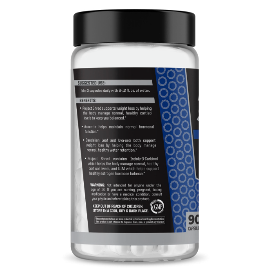 Project Shred Hormone Support  by  Anabolic Warfare