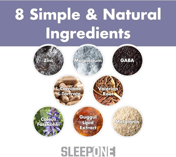 NutraOne SleepOne bottle, highlighting its natural ingredients for sleep support and nighttime metabolism.