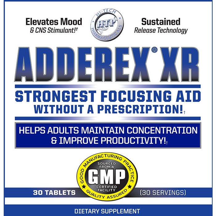 Adderex XR Strongest focusing aid without a prescription. Helps adults maintain concentration & improve productivity