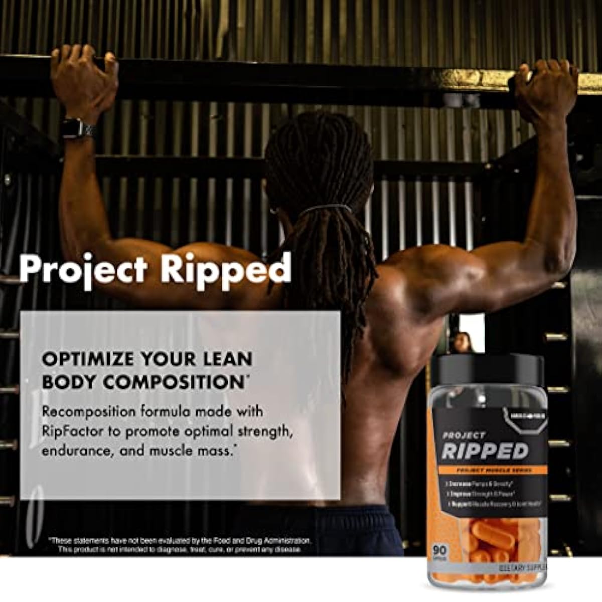 bottle of project ripped recomposition by anabolic warfare and man