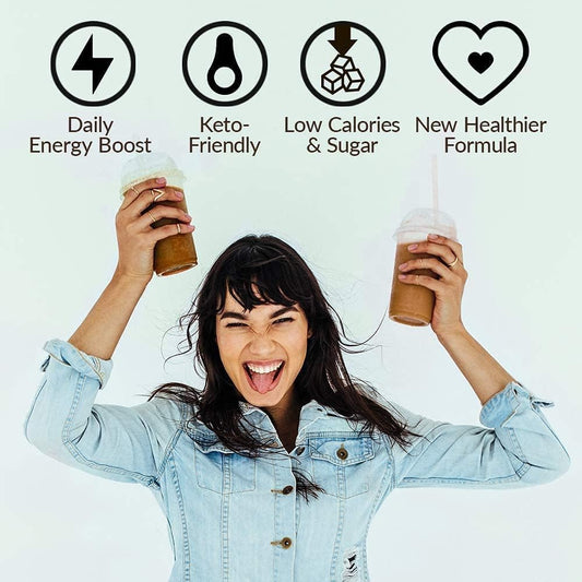 Complete Roast High Protein Iced Coffee Daily Energy boost, keto friendly, low calories & sugar, new healthier formula