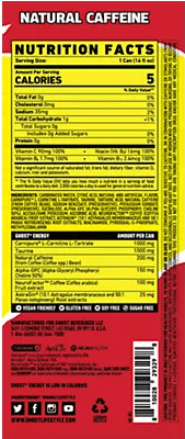 Ghost Energy RTD Functional Food  by  Muscle Foods USA